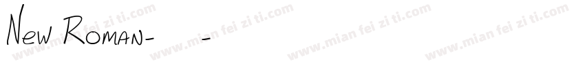 New Roman-普通字体转换